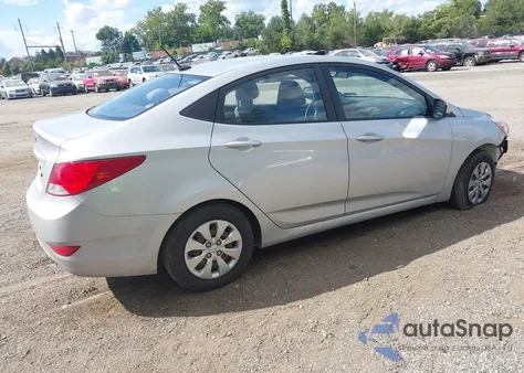 2016 Hyundai Accent Se z USA, uszkodzony, nr VIN KMHCT4AE4GU072369